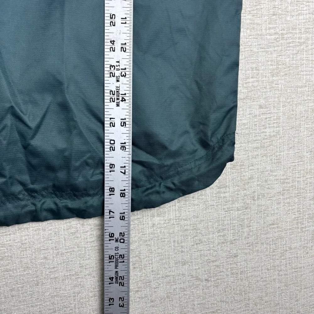 Vintage Gap Anorak Windbreaker Jacket Mens Large Green Half Zip Hooded Pullover